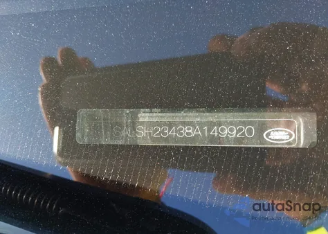 2008 Land Rover Range Rover Sport Supercharged from USA, damaged, VIN SALSH23438A149920